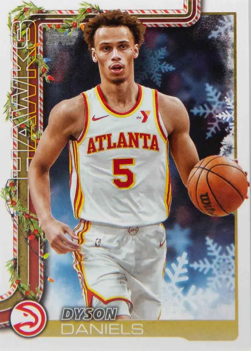 2025-26 Topps Holiday #H51 Dyson Daniels NM-MT Hawks ID:80739