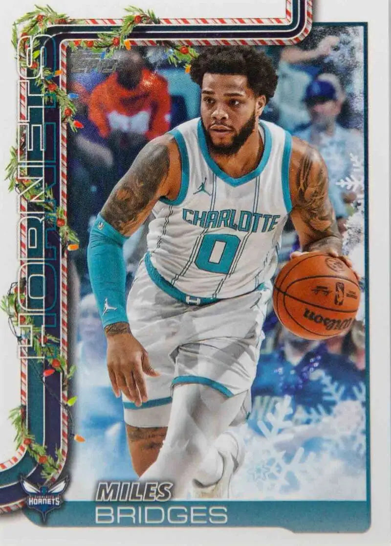 2025-26 Topps Holiday #H55 Miles Bridges NM-MT Hornets ID:80742