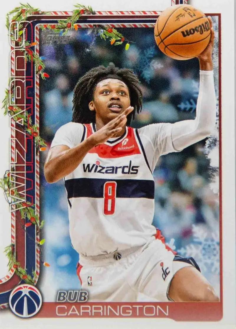 2025-26 Topps Holiday #H76 Bub Carrington NM-MT Wizards ID:80895