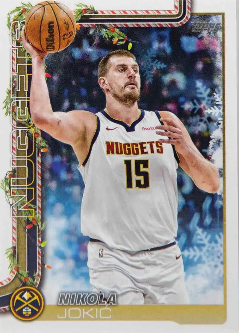 2025-26 Topps Holiday #H78 Nikola Jokic NM-MT Nuggets ID:80897