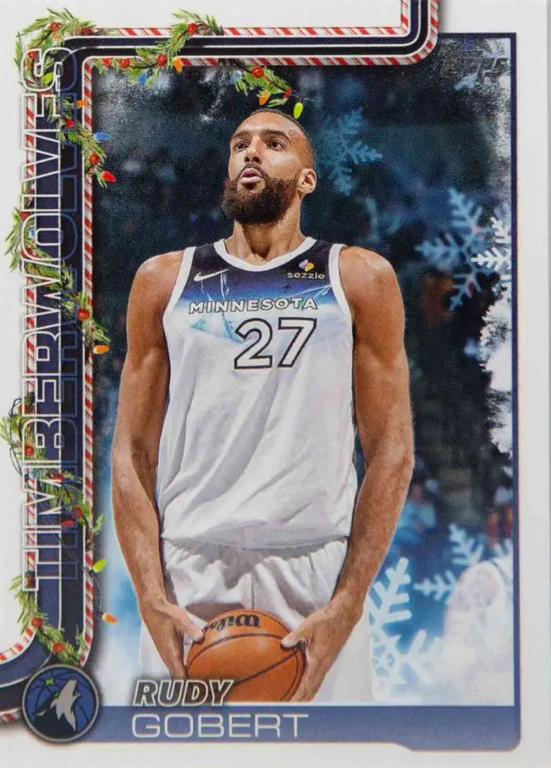 2025-26 Topps Holiday #H87 Rudy Gobert NM-MT Timberwolves ID:80904