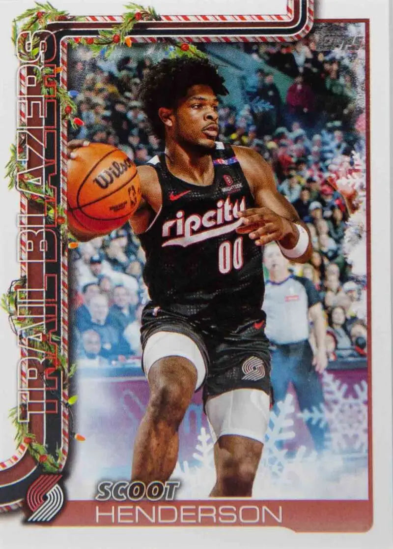 2025-26 Topps Holiday #H96 Scoot Henderson NM-MT Blazers ID:80911