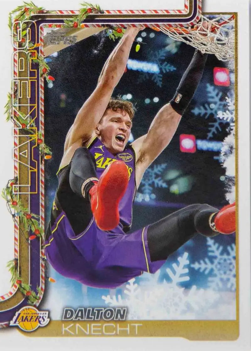 2025-26 Topps Holiday #H122 Dalton Knecht NM-MT Lakers ID:80970