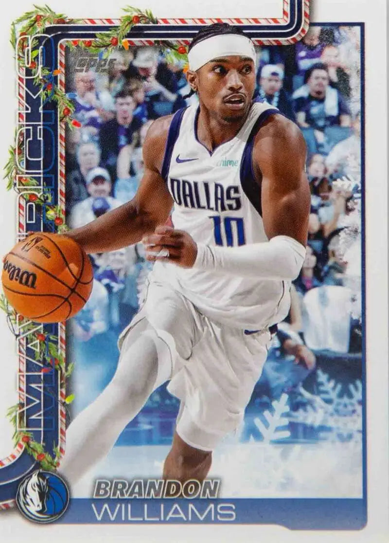 2025-26 Topps Holiday #H138 Brandon Williams NM-MT Mavericks ID:80980