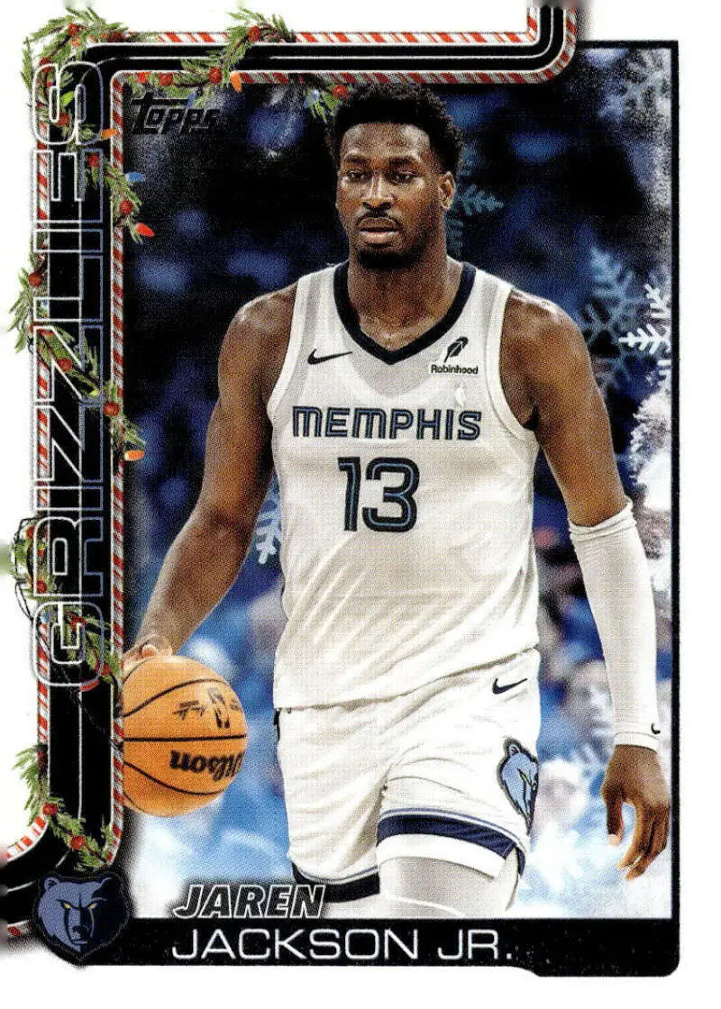 2025-26 Topps Holiday #H148 Jaren Jackson Jr. NM-MT Grizzlies ID:80362