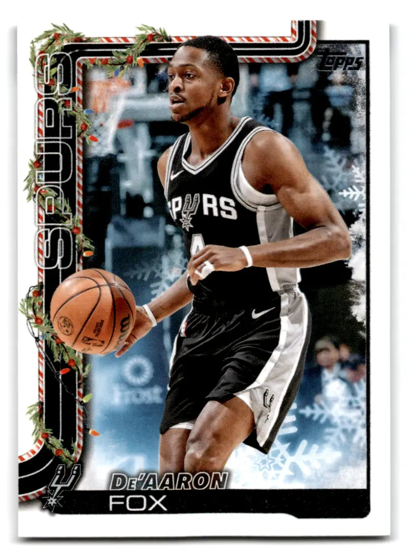 2025-26 Topps Holiday #H157 De’Aaron Fox NM-MT Spurs ID:80991