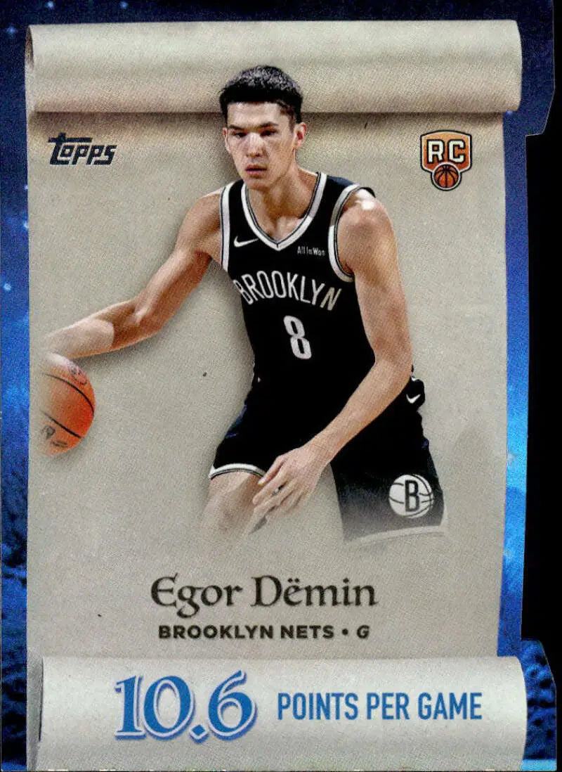 2025-26 Topps Holiday Making the Nice List #ML-8 Egor Demin NM-MT RC Ro ID:80880