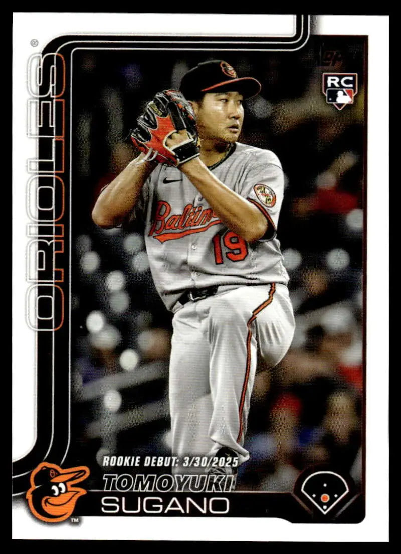 2025 Topps Update #US55 Tomoyuki Sugano NM-MT Orioles Rookie Debut ID:80406