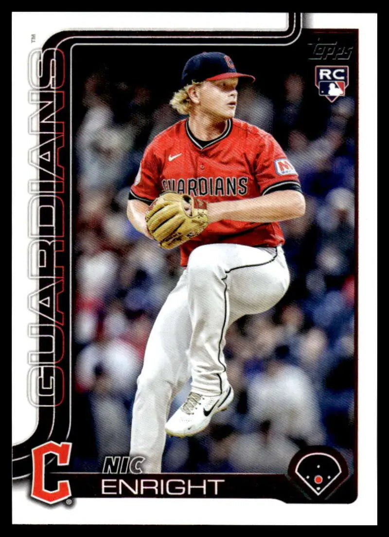 2025 Topps Update #US67 Nic Enright NM-MT RC Rookie Guardians ID:80411