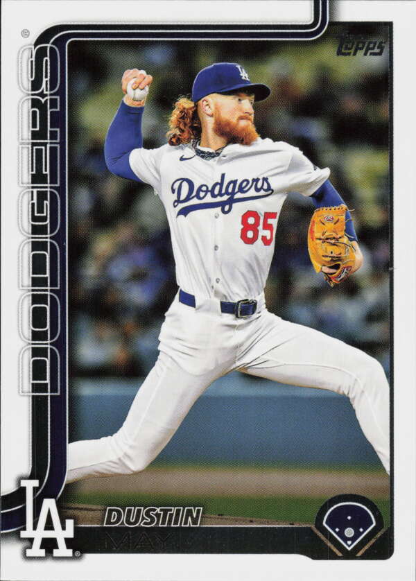 2025 Topps Update #US70 Dustin May NM-MT Dodgers ID:80412