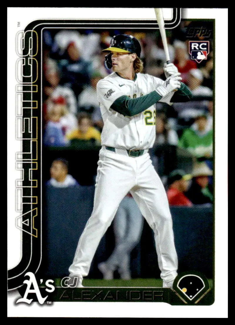 2025 Topps Update #US143 CJ Alexander NM-MT RC Rookie ID:80441