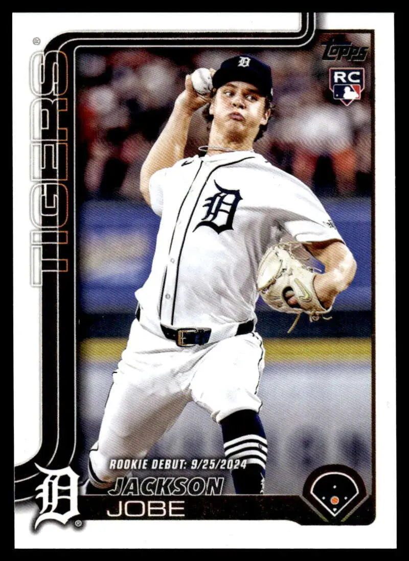 2025 Topps Update #US193 Jackson Jobe NM-MT Tigers Rookie Debut ID:80456