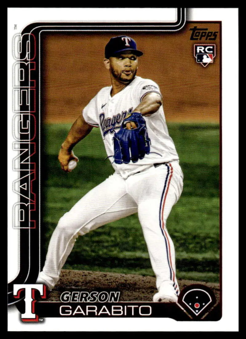 2025 Topps Update #US249 Gerson Garabito NM-MT RC Rookie Rangers ID:80470