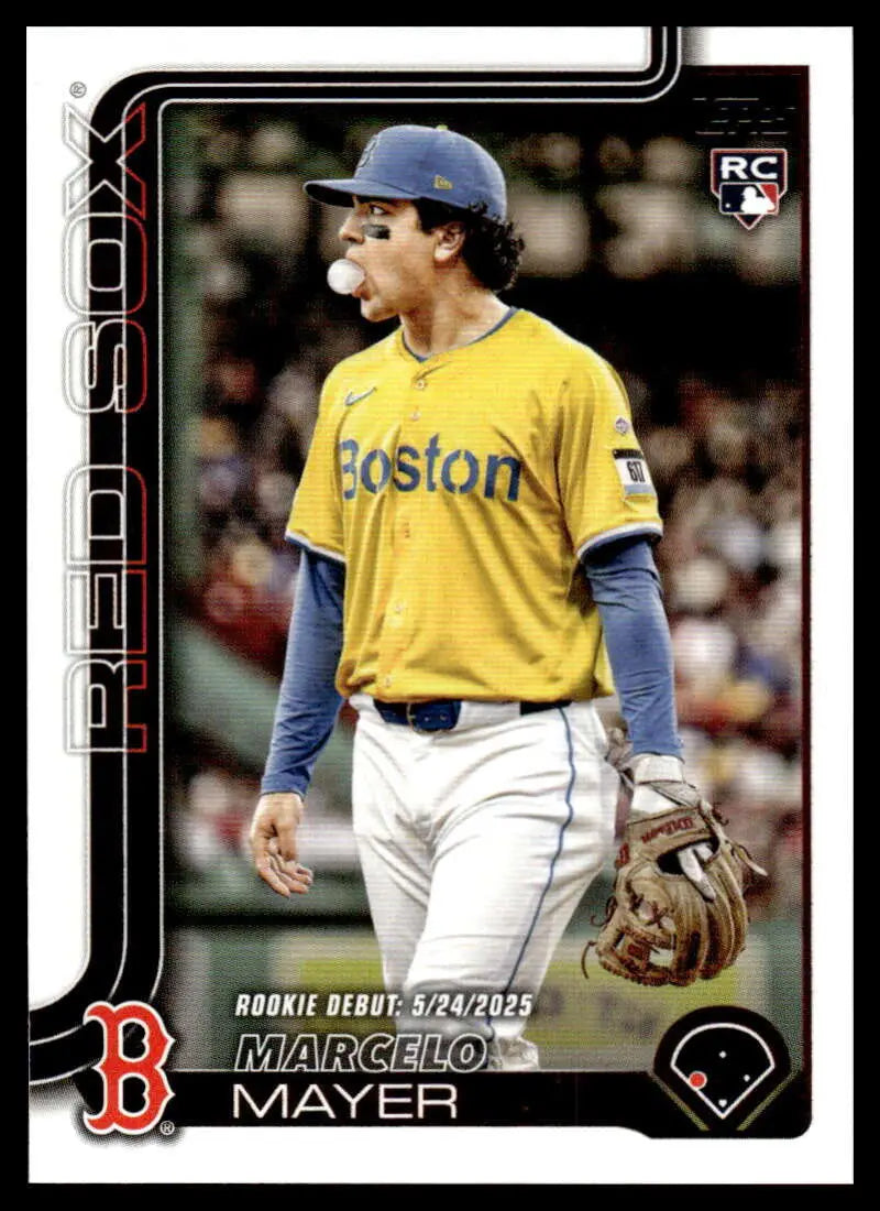 2025 Topps Update #US276 Marcelo Mayer NM-MT Red Sox Rookie Debut ID:80473