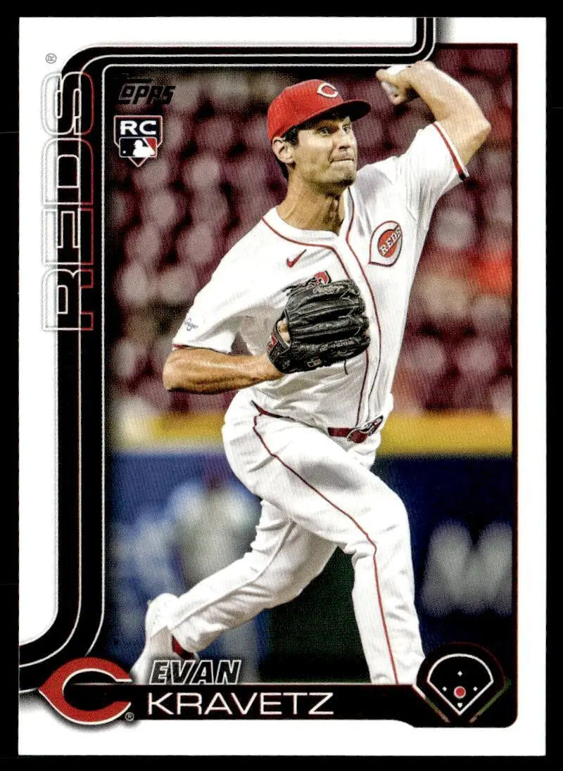 2025 Topps Update #US280 Evan Kravetz NM-MT RC Rookie Reds ID:80475