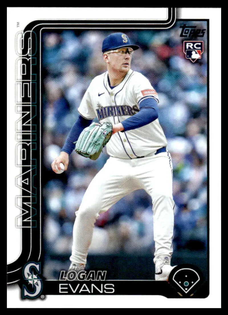 2025 Topps Update #US302 Logan Evans NM-MT RC Rookie Mariners ID:80479