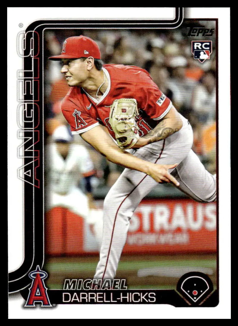 2025 Topps Update #US319 Michael Darrell-Hicks NM-MT RC Rookie Angels ID:80484