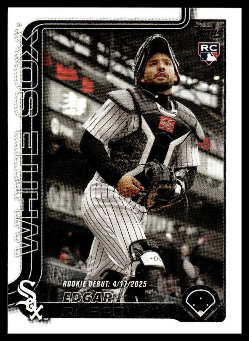 2025 Topps Update #US325 Edgar Quero NM-MT White Sox Rookie Debut ID:80047