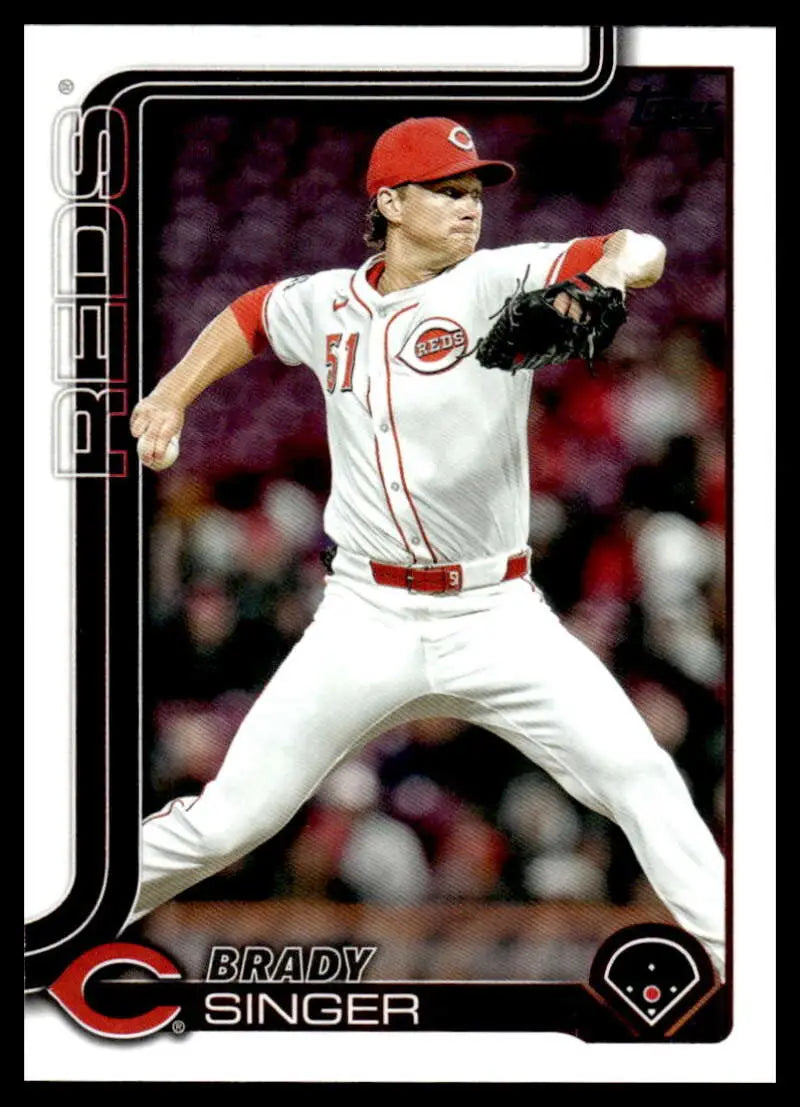 2025 Topps Update #US344 Brady Singer NM-MT Reds ID:80492