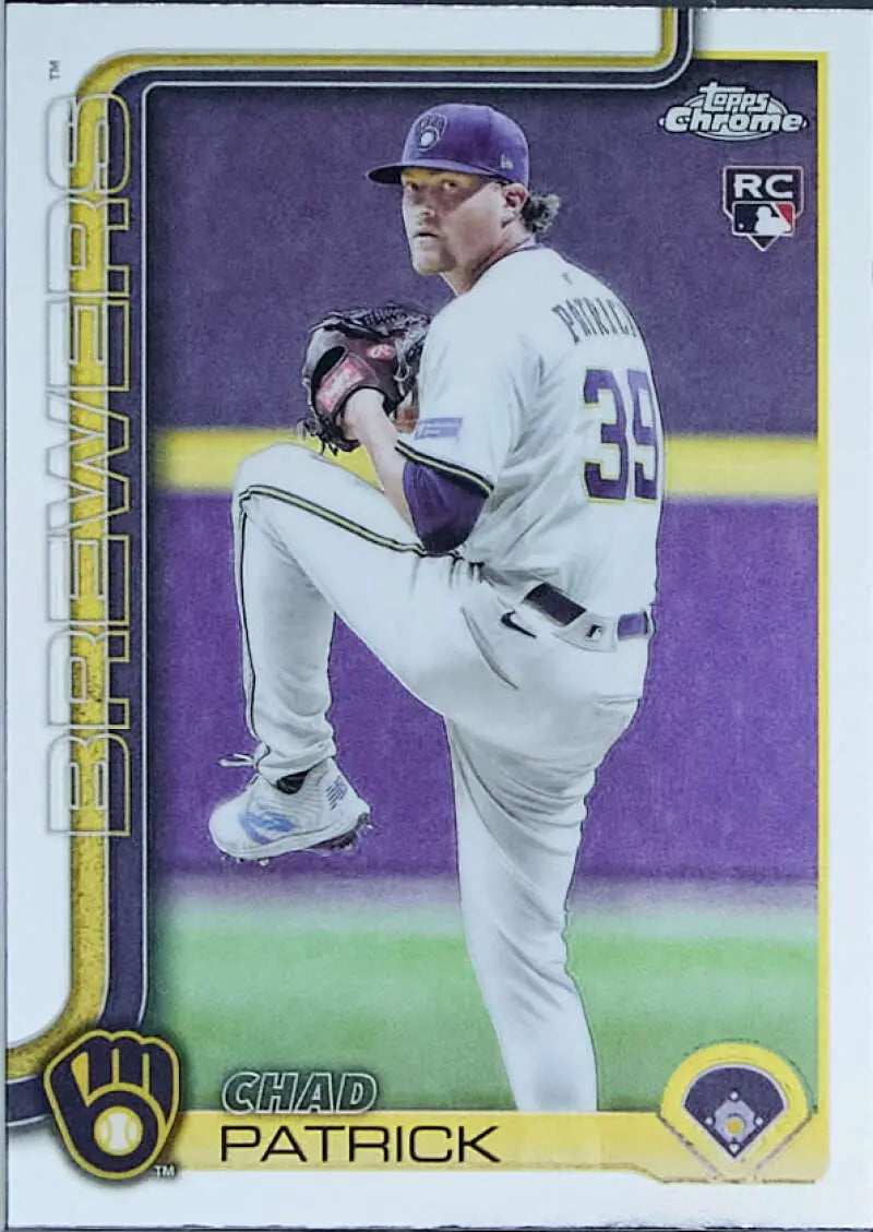 2025 Topps Chrome Update #USC90 Chad Patrick NM-MT RC Rookie Brewers ID:81678