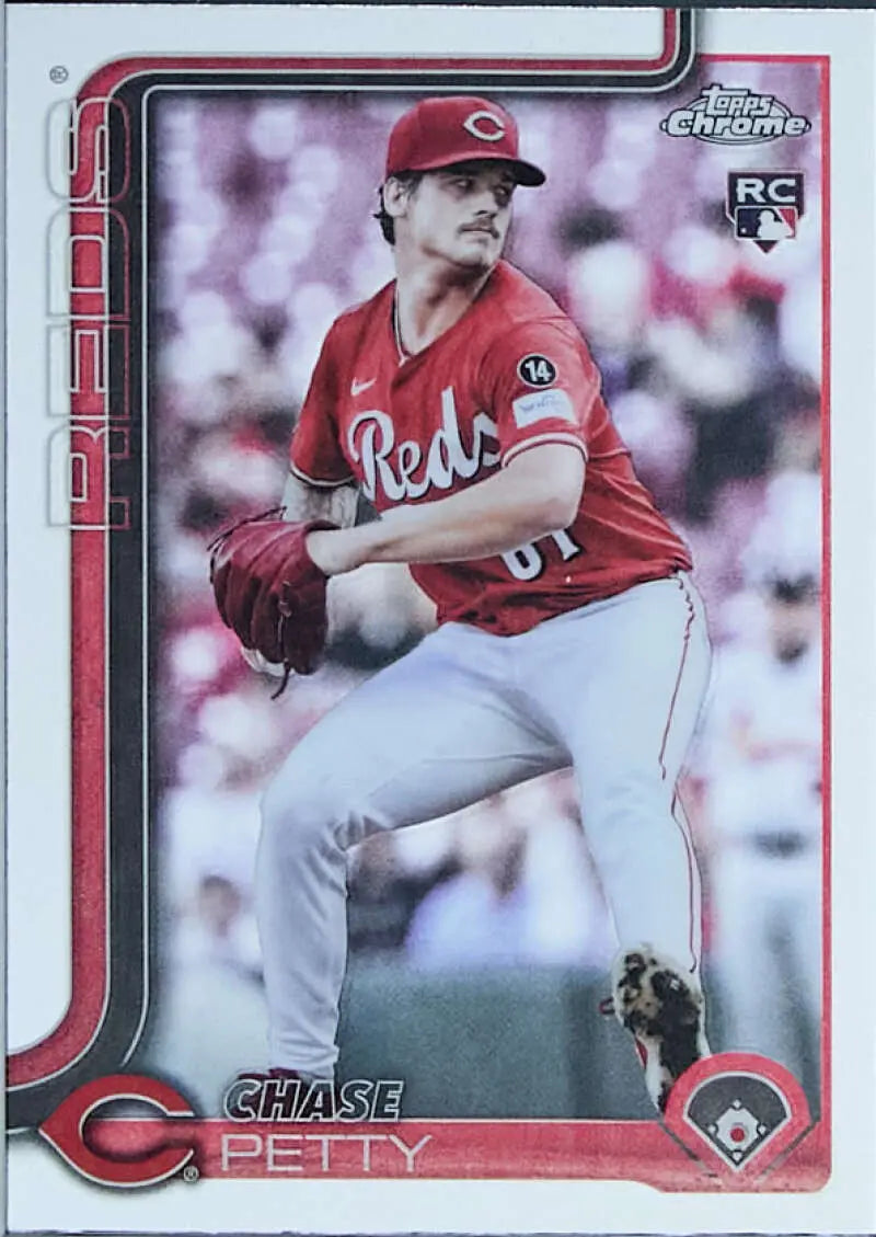 2025 Topps Chrome Update #USC97 Chase Petty NM-MT RC Rookie Reds ID:81679