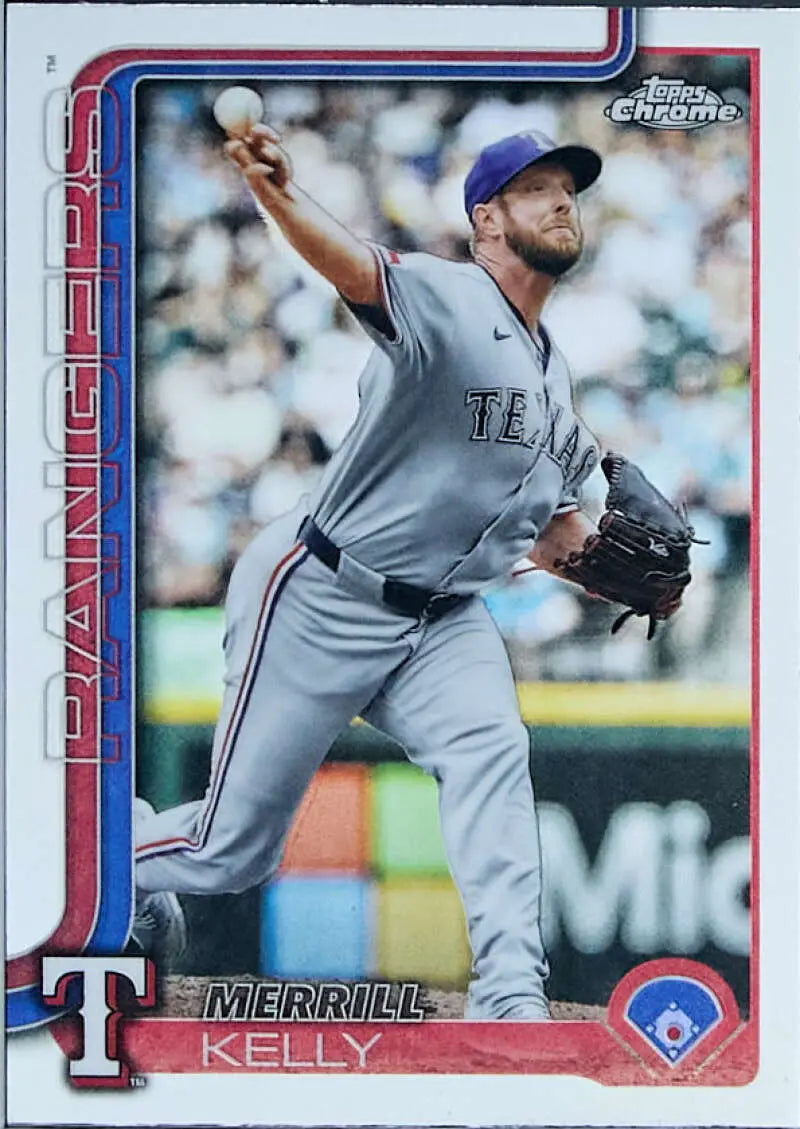 2025 Topps Chrome Update #USC162 Merrill Kelly NM-MT Rangers ID:81687