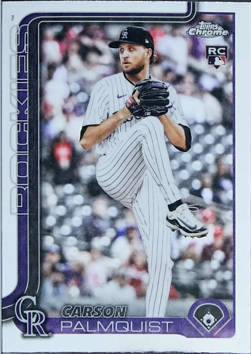 2025 Topps Chrome Update #USC173 Carson Palmquist NM-MT RC Rookie Rocki ID:81689