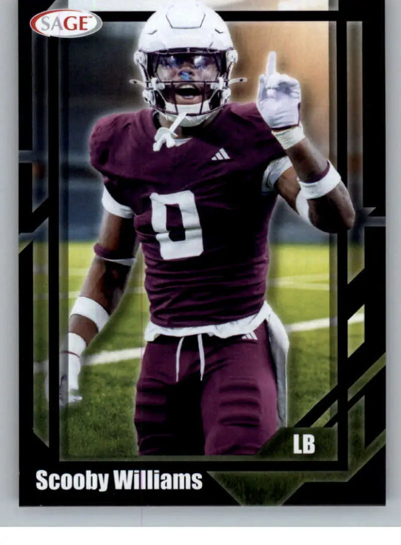 2026 Sage Retail Black #47 Scooby Williams NM-MT ID:80681