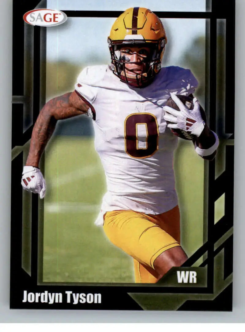 2026 Sage Retail Black #50 Jordyn Tyson NM-MT ID:80683