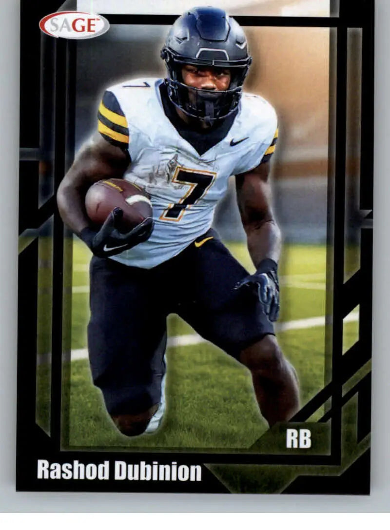 2026 Sage Retail Black #63 Rashod Dubinion NM-MT ID:80689