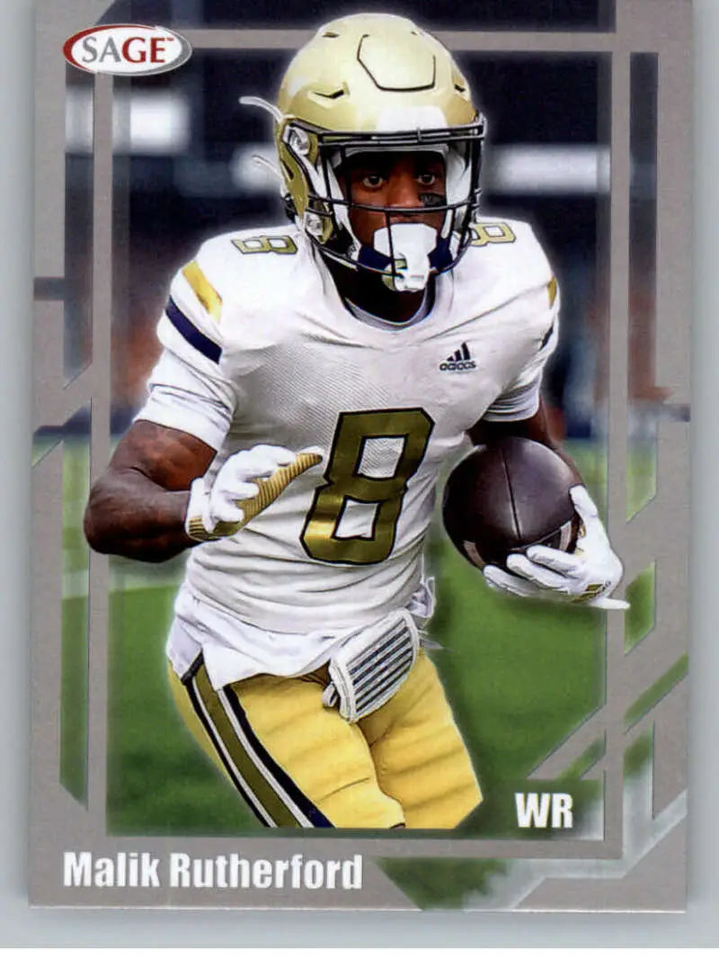 2026 Sage Retail Silver #69 Malik Rutherford NM-MT ID:80644