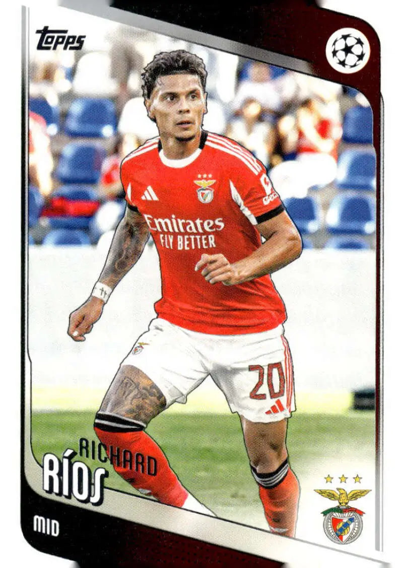 2025-26 Topps UEFA Club Competitions #16 Richard Rios NM-MT ID:82258