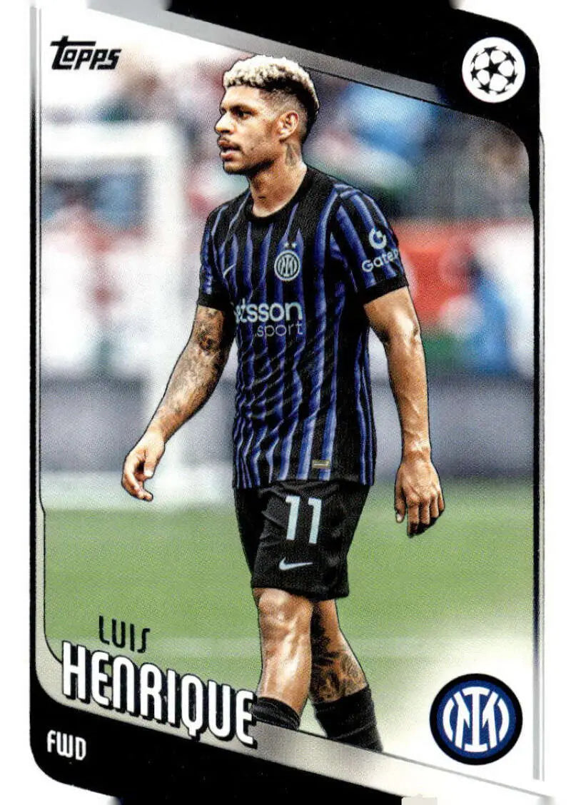 2025-26 Topps UEFA Club Competitions #131 Luis Henrique NM-MT ID:82292