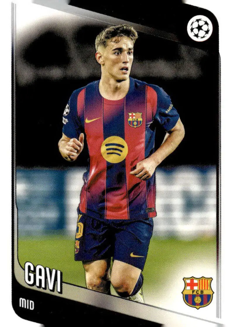 2025-26 Topps UEFA Club Competitions #132 Gavi NM-MT ID:82293