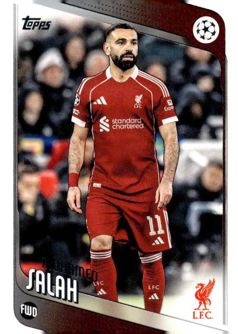 2025-26 Topps UEFA Club Competitions #136 Mohamed Salah NM-MT ID:82296