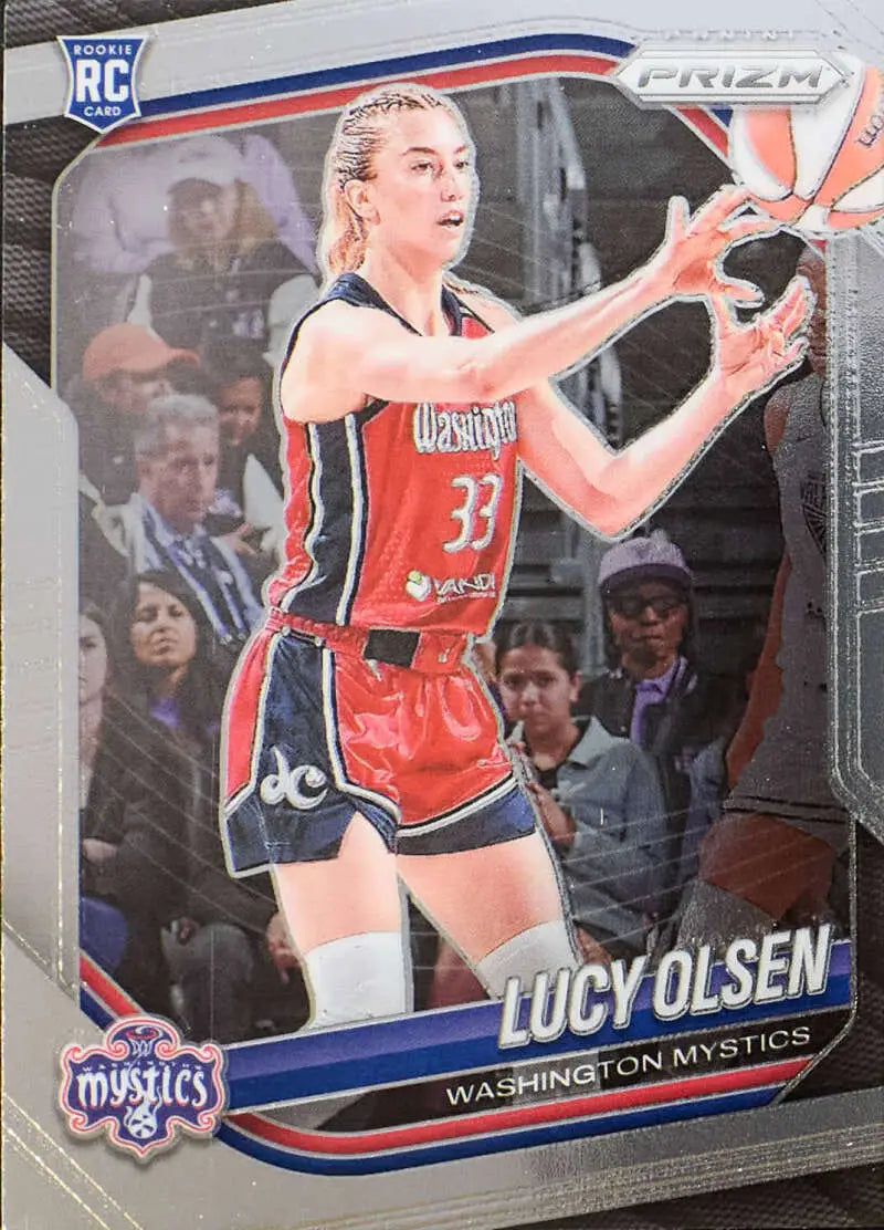2025 Panini Prizm WNBA #104 Lucy Olsen NM Near Mint RC Rookie ID:83745