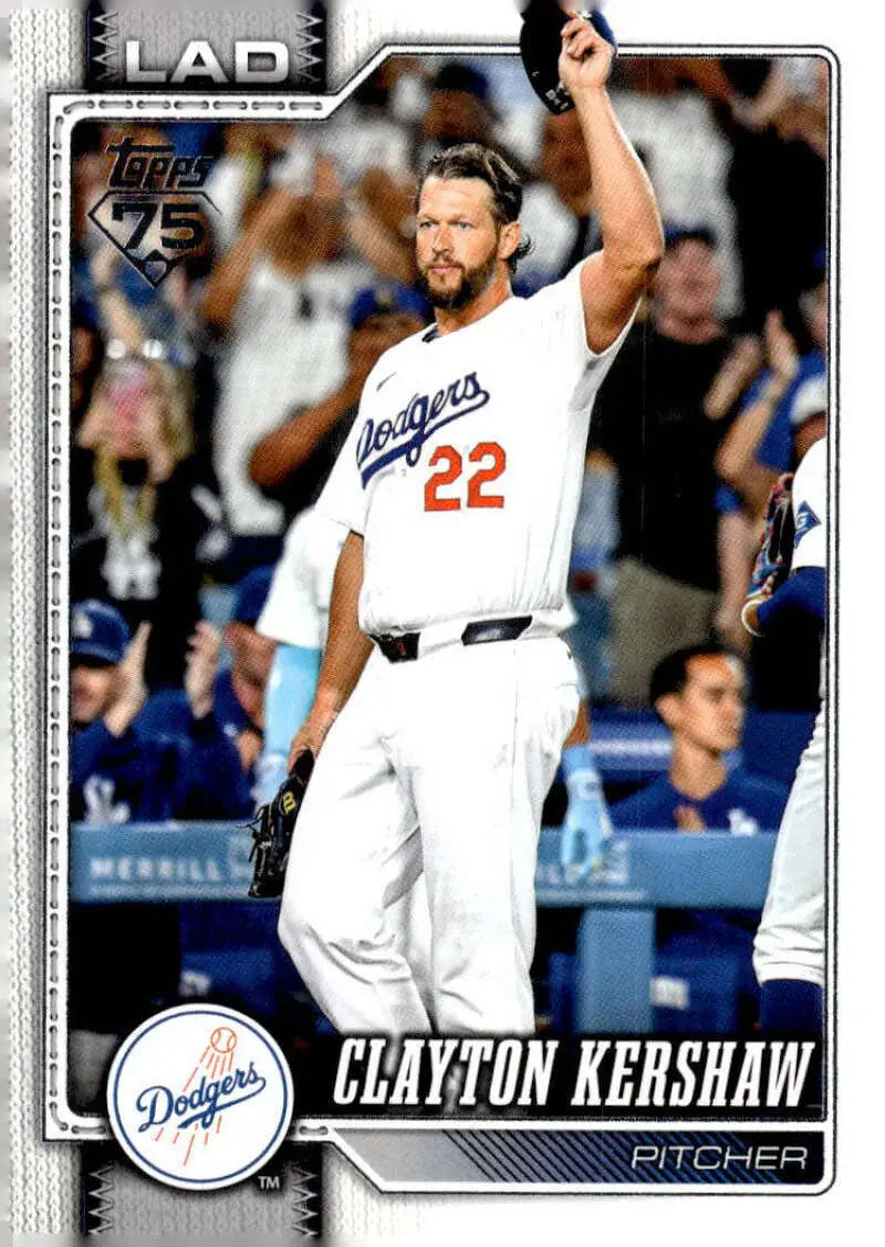 2026 Topps #22 Clayton Kershaw NM-MT Dodgers ID:81746