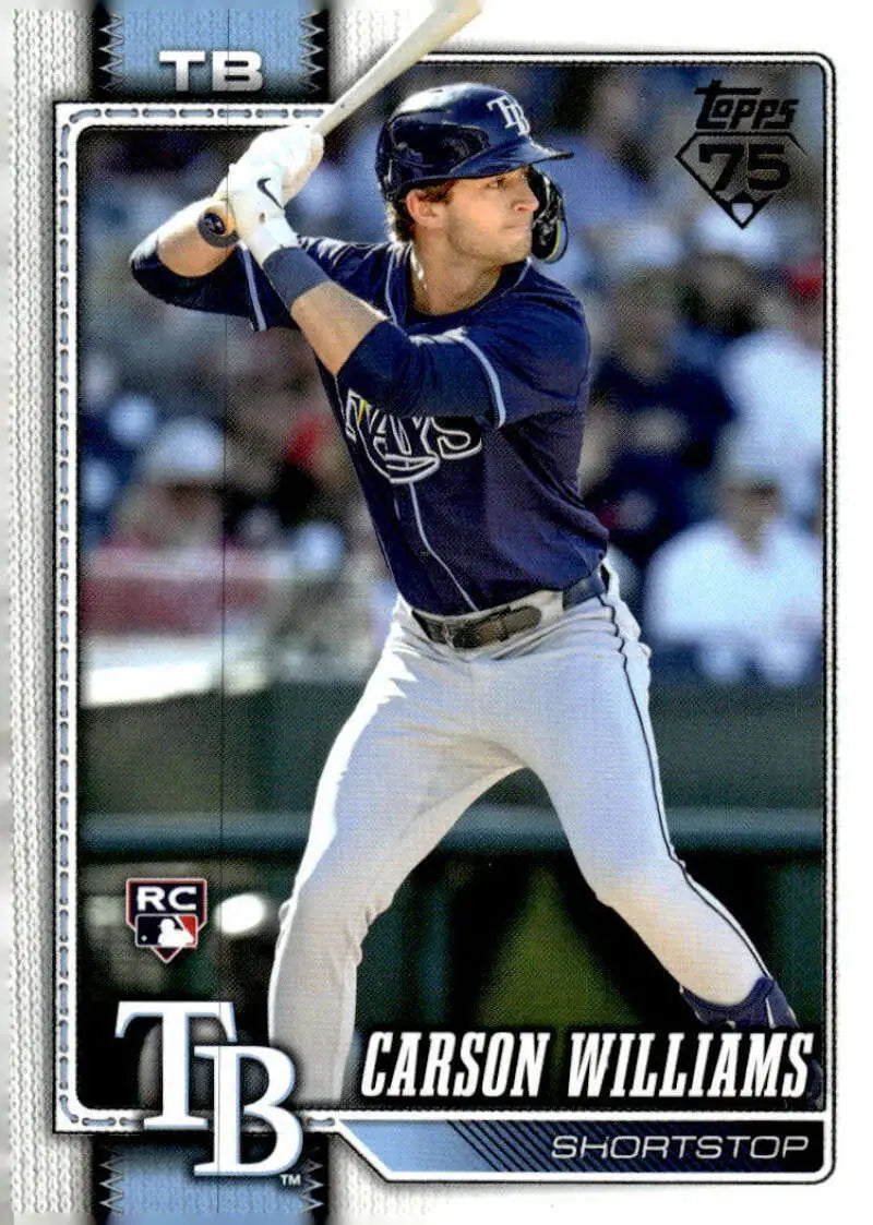 2026 Topps #25 Carson Williams NM-MT RC Rookie Rays ID:81749