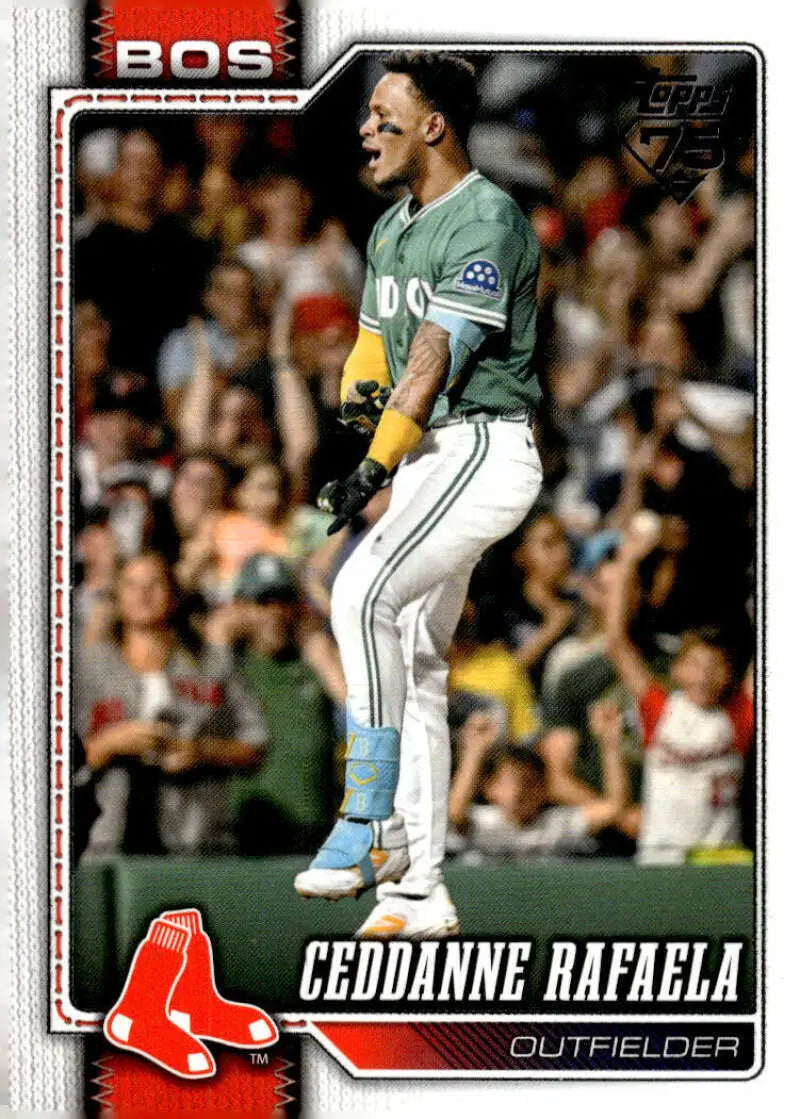2026 Topps #101 Ceddanne Rafaela NM-MT Red Sox ID:81792