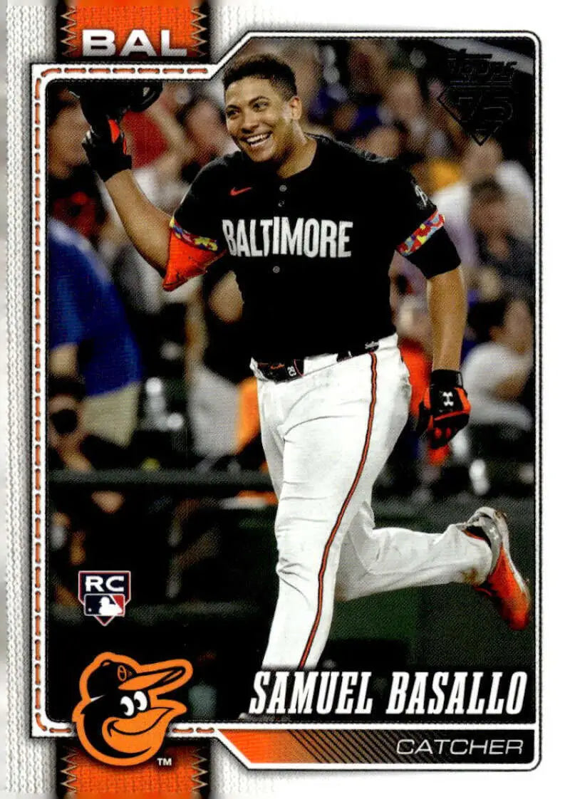 2026 Topps #104 Samuel Basallo NM-MT RC Rookie Orioles ID:82123