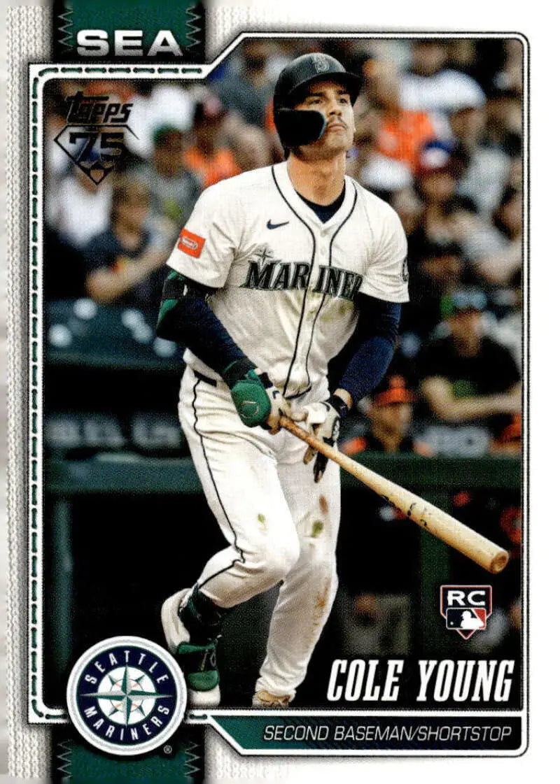 2026 Topps #129 Cole Young NM-MT RC Rookie Mariners ID:81805