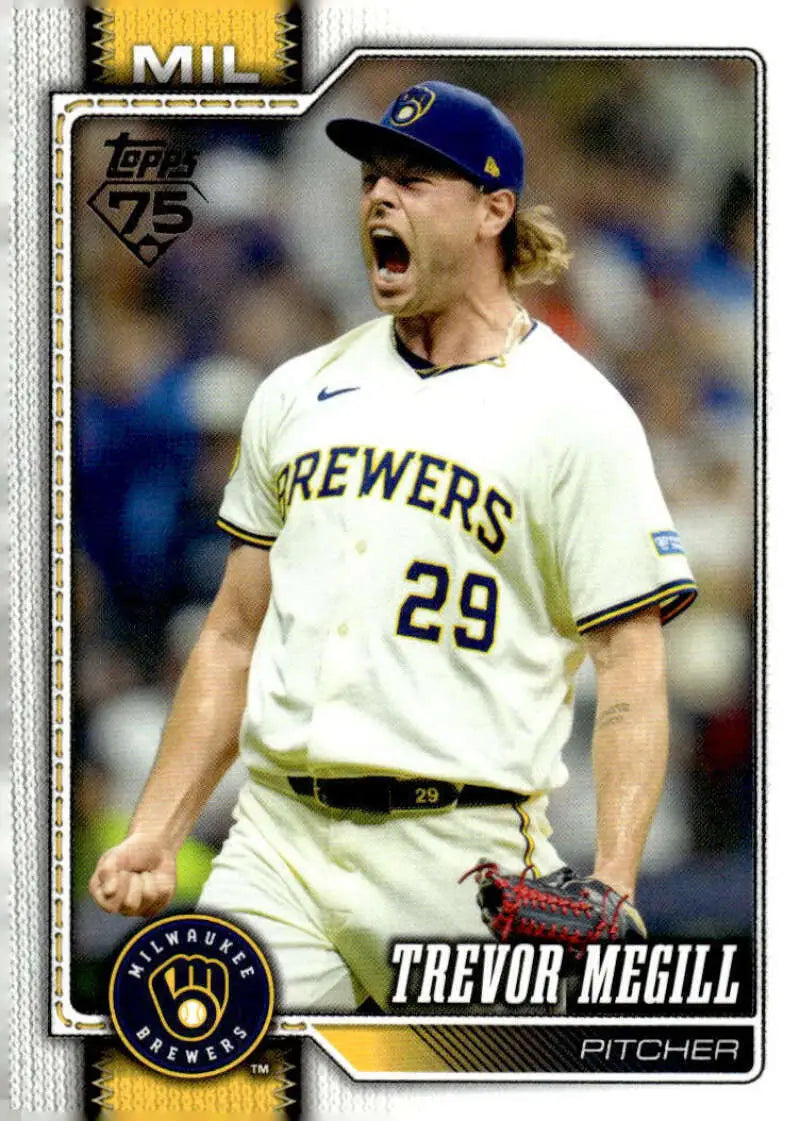 2026 Topps #141 Trevor Megill NM-MT Brewers ID:81809