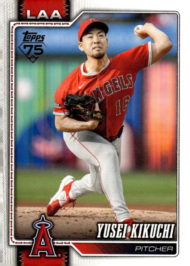2026 Topps #173 Yusei Kikuchi NM-MT Angels ID:82230