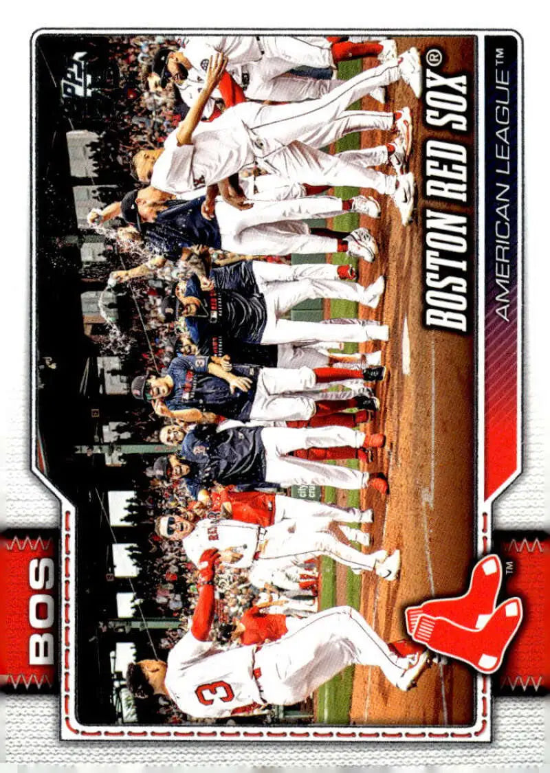 2026 Topps #198 Boston Red Sox NM-MT Red Sox Team Card ID:81839