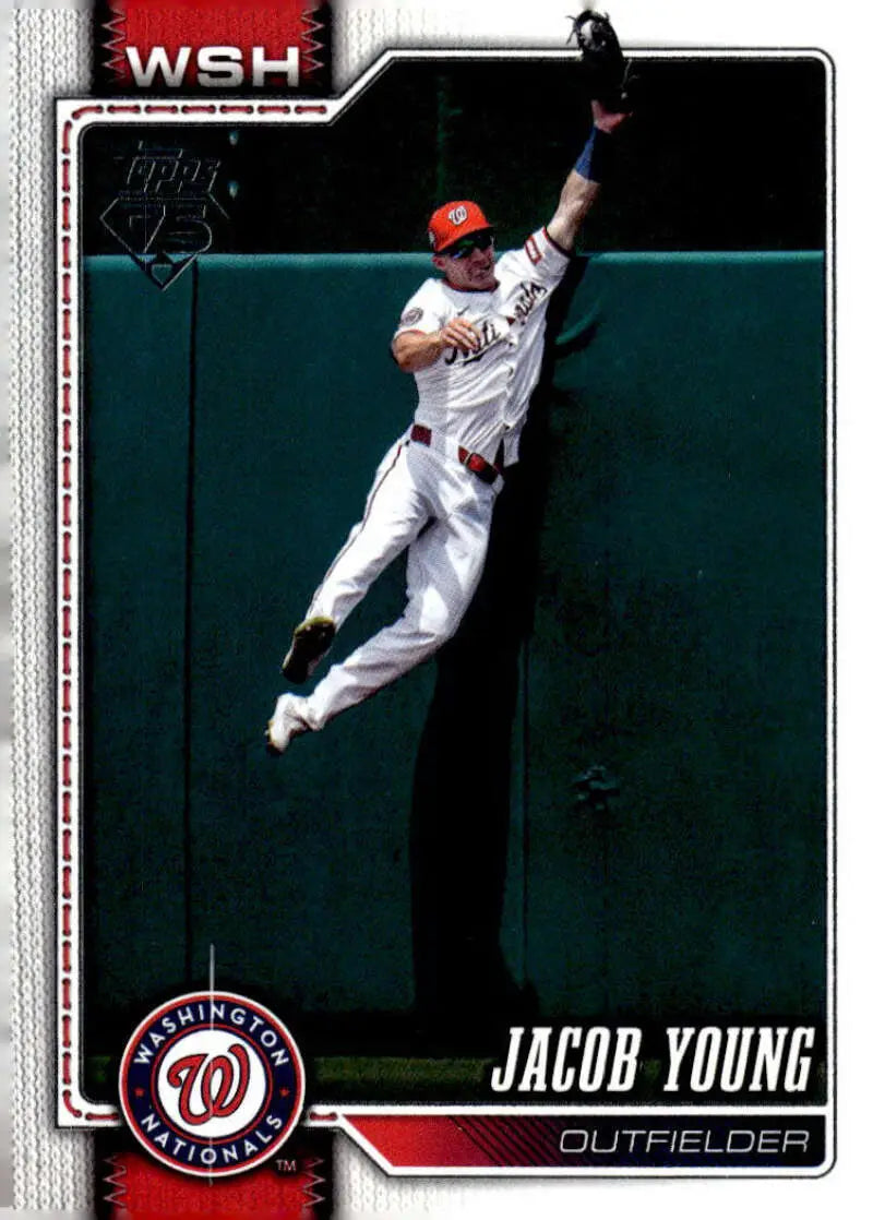 2026 Topps #210 Jacob Young NM-MT Nationals ID:82072