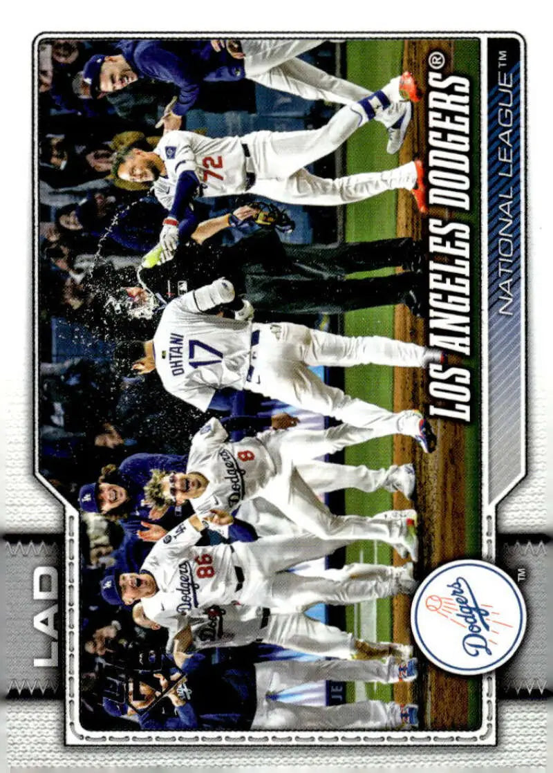 2026 Topps #256 Los Angeles Dodgers NM-MT Dodgers Team Card ID:81870