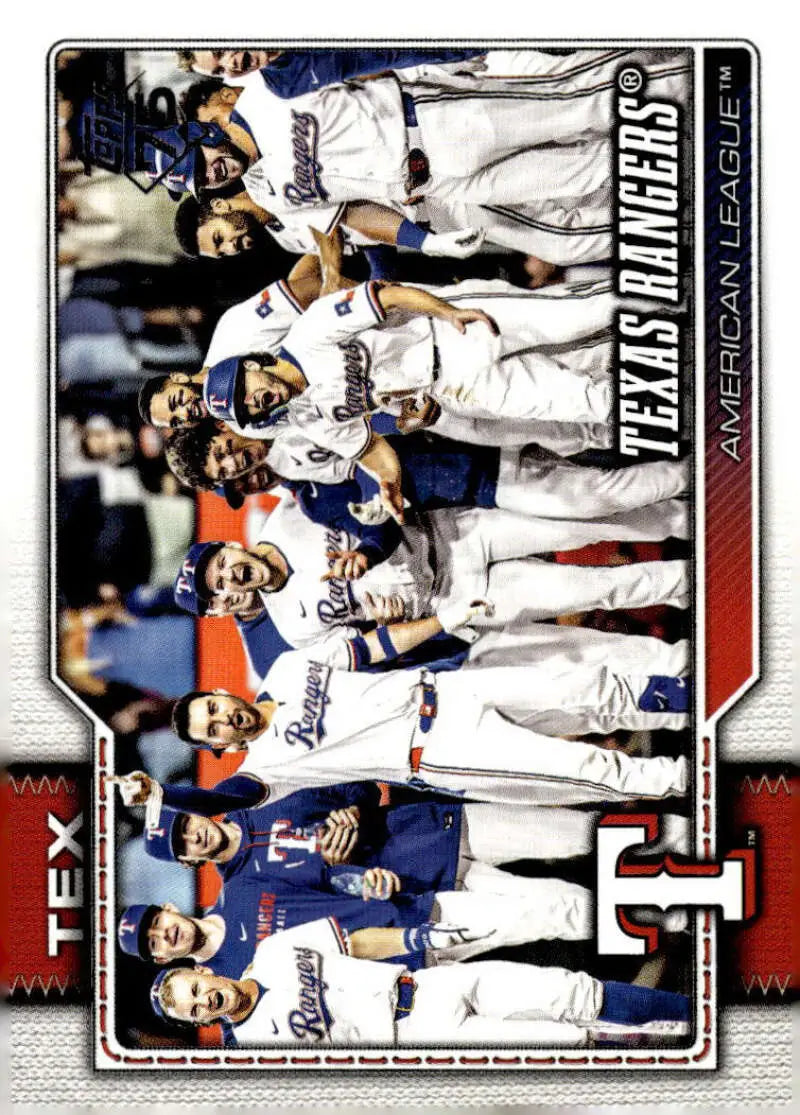 2026 Topps #258 Texas Rangers NM-MT Rangers Team Card ID:82079