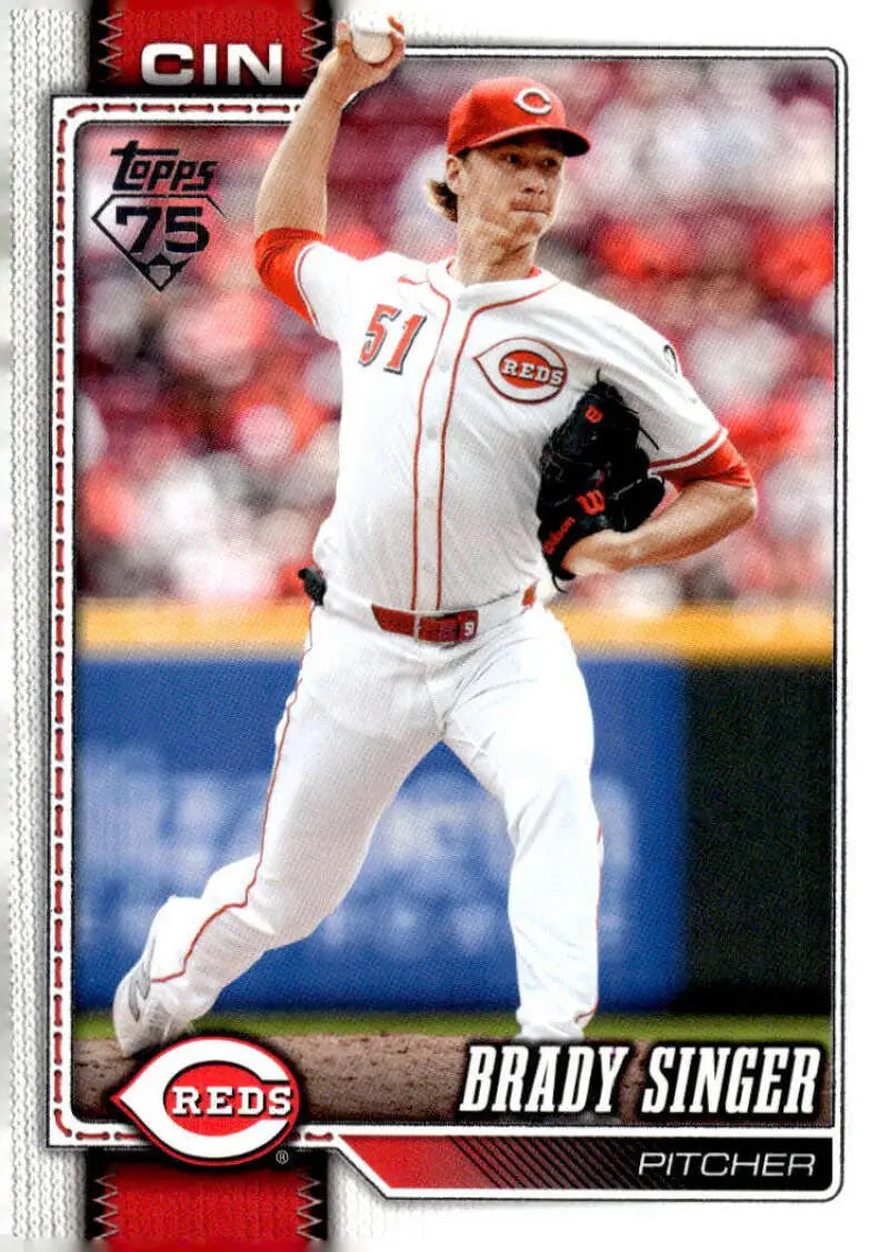 2026 Topps #282 Brady Singer NM-MT Reds ID:81885