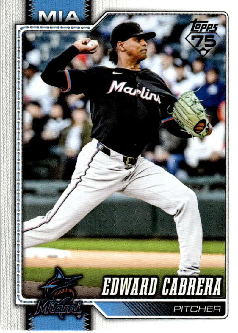 2026 Topps #288 Edward Cabrera NM-MT Marlins ID:81886