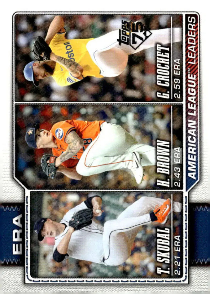 2026 Topps #327 Garrett Crochet/Hunter Brown/Tarik Skubal NM-MT League ID:81905